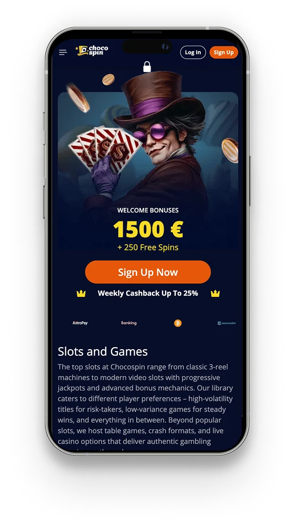 Chocospin application